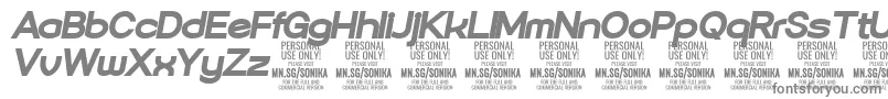 Sonika Bl Ita PERSONAL Font – Gray Fonts