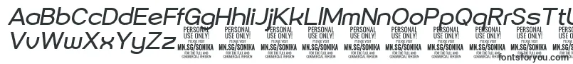 Шрифт Sonika Re Ita PERSONAL – шрифты для Microsoft Office