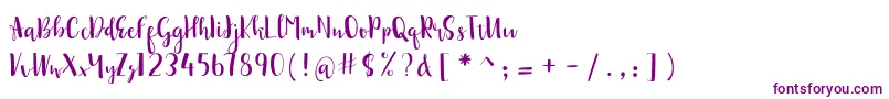 sonya demo Font – Purple Fonts