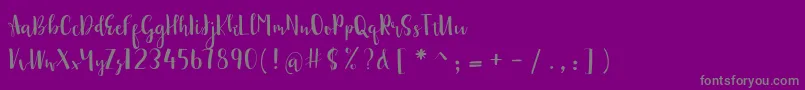 Lisätietoja sonya demo-fontista sonya demo-fontti – harmaat kirjasimet violetilla taustalla