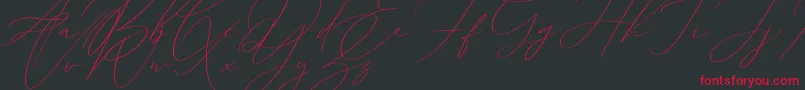 More about Sophia Martini Font Sophia Martini Font – Red Fonts on Black Background