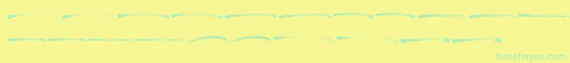 Więcej informacji o czcionce Sophiet Swash Czcionka Sophiet Swash – zielone czcionki na żółtym tle