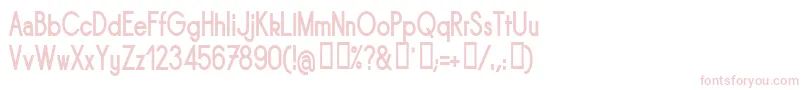 SORNBN   Font – Pink Fonts on White Background