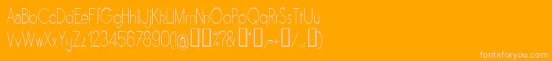 SORNLN   Font – Pink Fonts on Orange Background