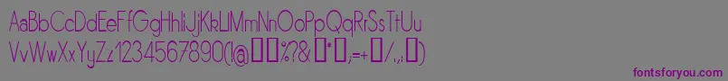 SORNLN   Font – Purple Fonts on Gray Background