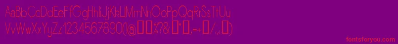 SORNLN   Font – Red Fonts on Purple Background