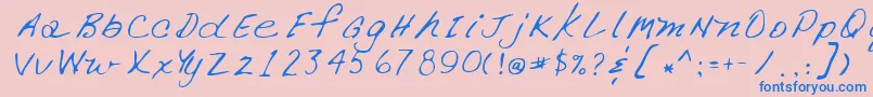 Saiba mais sobre a fonte Lehn266 Fonte Lehn266 – fontes azuis em um fundo rosa