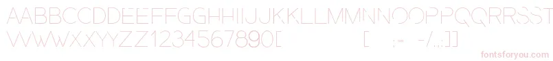 PresaUltralight Font – Pink Fonts