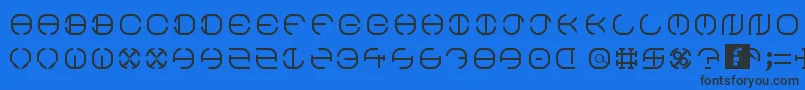 Lisätietoja South Circle-fontista South Circle-fontti – mustat fontit sinisellä taustalla