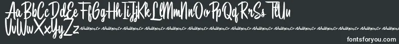 Southbeach Demo-Schriftart – Weiße Schriften