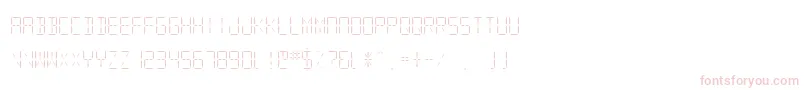 More about SfDigitalReadoutLight Font SfDigitalReadoutLight Font – Pink Fonts on White Background