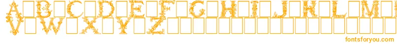 Weitere Informationen zur BurgoyneInitials-Schriftart BurgoyneInitials-Schriftart – Orangefarbene Schriften