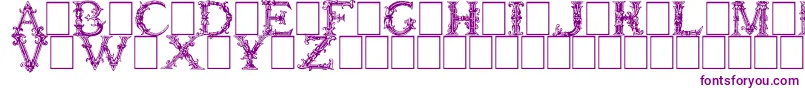 BurgoyneInitials Font – Purple Fonts