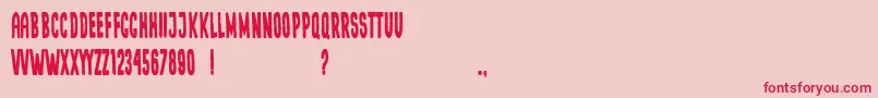 More about Sovereignty Font Sovereignty Font – Red Fonts on Pink Background