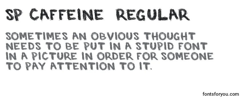 Revisão da fonte SP Caffeine  Regular