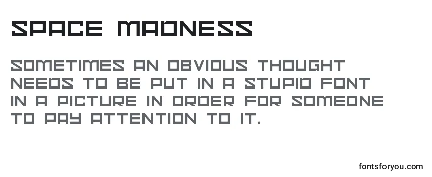 Space Madness Font