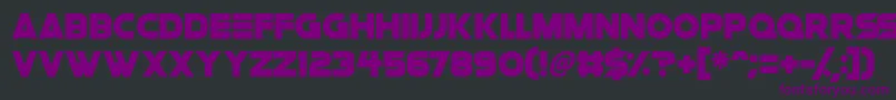Space Quest Font – Purple Fonts on Black Background