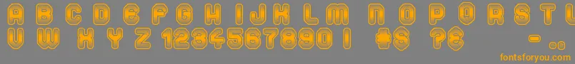 More about Space Sport Font Space Sport Font – Orange Fonts on Gray Background