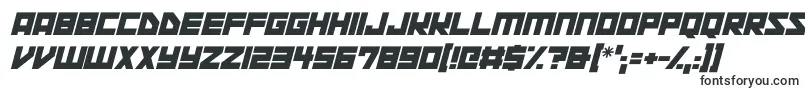 フォントSpace Squadron Italic – Microsoft Office用のフォント