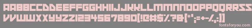 More about Space Squadron Font Space Squadron Font – Pink Fonts on Gray Background