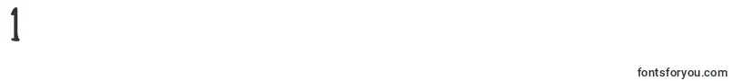 フォントLieveletters – フォント数字1