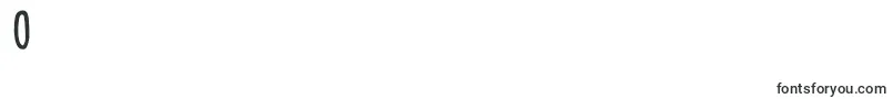 フォントLieveletters – フォント 数字 0