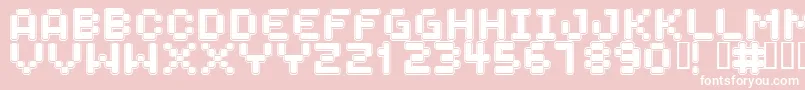 フォントSPACEBOY – ピンクの背景に白い文字