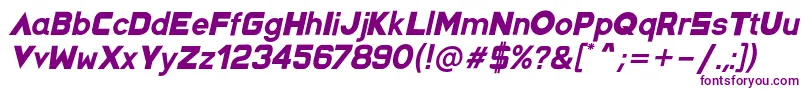 SpaceCapitan Italic-fontti – violetit fontit