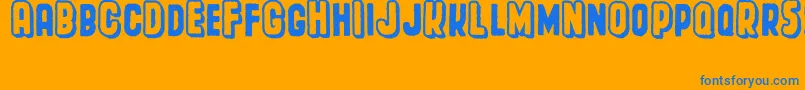 Подробнее о шрифте Spacecard Шрифт Spacecard – синие шрифты на оранжевом фоне