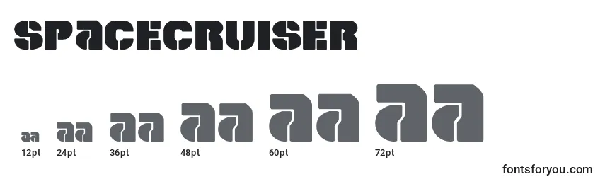 Spacecruiser (141547) Font Sizes