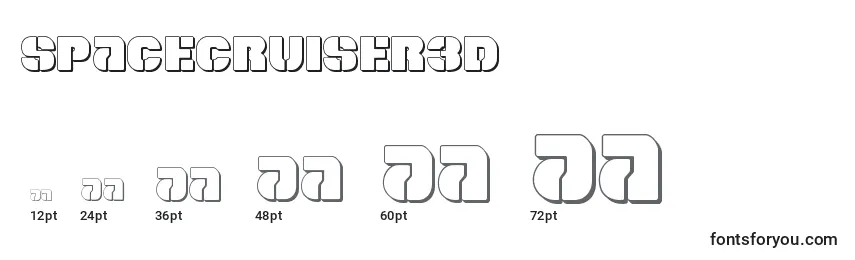 Spacecruiser3d Font Sizes
