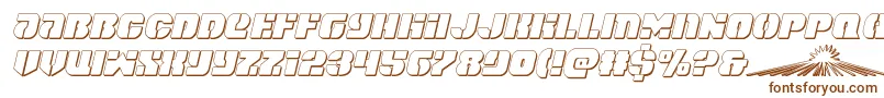 spacecruiser3dital Font – Brown Fonts