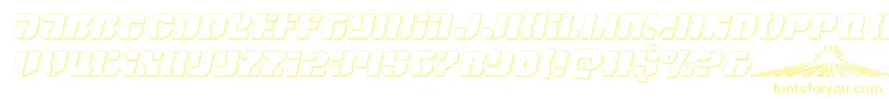 spacecruiser3dital Font – Yellow Fonts