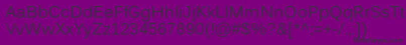 fuente Kalinga – Fuentes Negras Sobre Fondo Morado