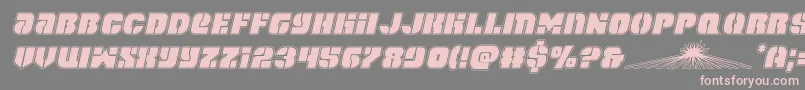 More about spacecruiseracadital Font spacecruiseracadital Font – Pink Fonts on Gray Background