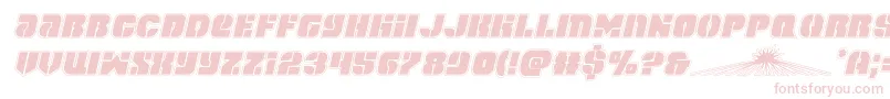 spacecruiseracadital Font – Pink Fonts on White Background