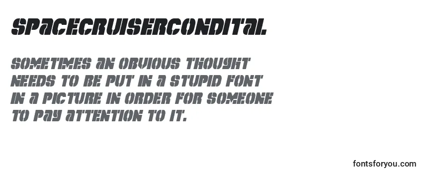 Spacecruisercondital Font