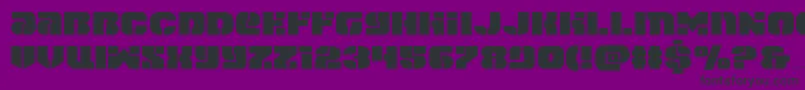 spacecruiserexpand Font – Black Fonts on Purple Background