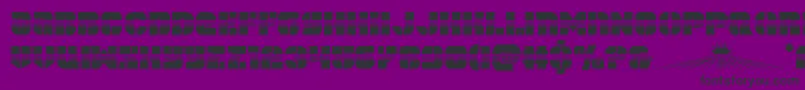 Więcej informacji o czcionce spacecruiserhalf Czcionka spacecruiserhalf – czarne czcionki na fioletowym tle