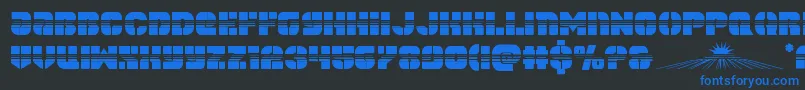 More about spacecruiserhalf Font spacecruiserhalf Font – Blue Fonts on Black Background