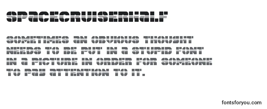 Review of the Spacecruiserhalf Font
