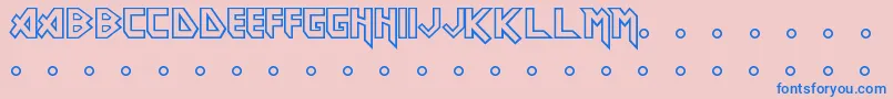 Подробнее о шрифте Eddie Шрифт Eddie – синие шрифты на розовом фоне