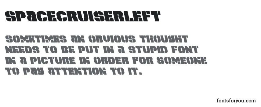 Review of the Spacecruiserleft Font