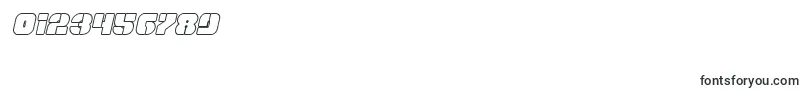 spacecruiseroutital Font – Fonts for Numbers and Digits