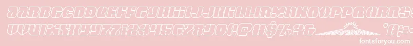 More about spacecruiseroutital Font spacecruiseroutital Font – White Fonts on Pink Background