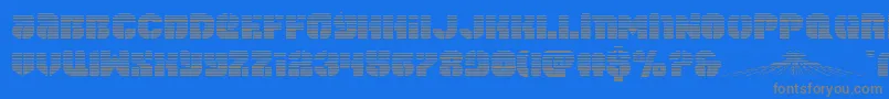 More about spacecruiserscan Font spacecruiserscan Font – Gray Fonts on Blue Background