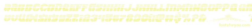 Czcionka spacecruiserscanital – żółte czcionki