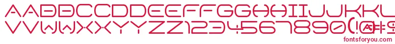 SpaceHorizon Regular Font – Red Fonts