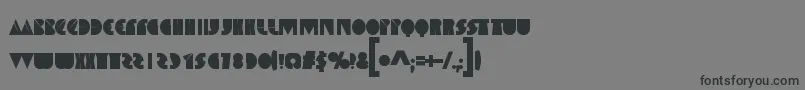 SpaceMelons Font – Black Fonts on Gray Background