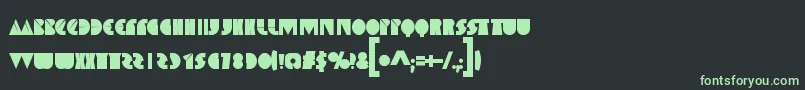 SpaceMelons Font – Green Fonts on Black Background